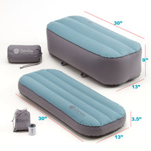 Load image into Gallery viewer, ZenGo inflatable meditation cushion that is so lightweight, compact and durable that you can meditate almost anywhere anytime.
