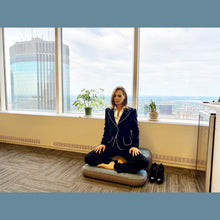 Load image into Gallery viewer, Modern Comfort Inflatable Meditation and Yoga Cushion Set by ZenGo ™  Indoor and Outdoor Use