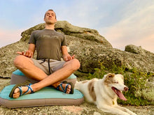 Load image into Gallery viewer, Modern Comfort Inflatable Meditation and Yoga Cushion Set by ZenGo ™  Indoor and Outdoor Use
