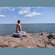 Load image into Gallery viewer, Modern Comfort Inflatable Meditation and Yoga Cushion Set by ZenGo ™  Indoor and Outdoor Use
