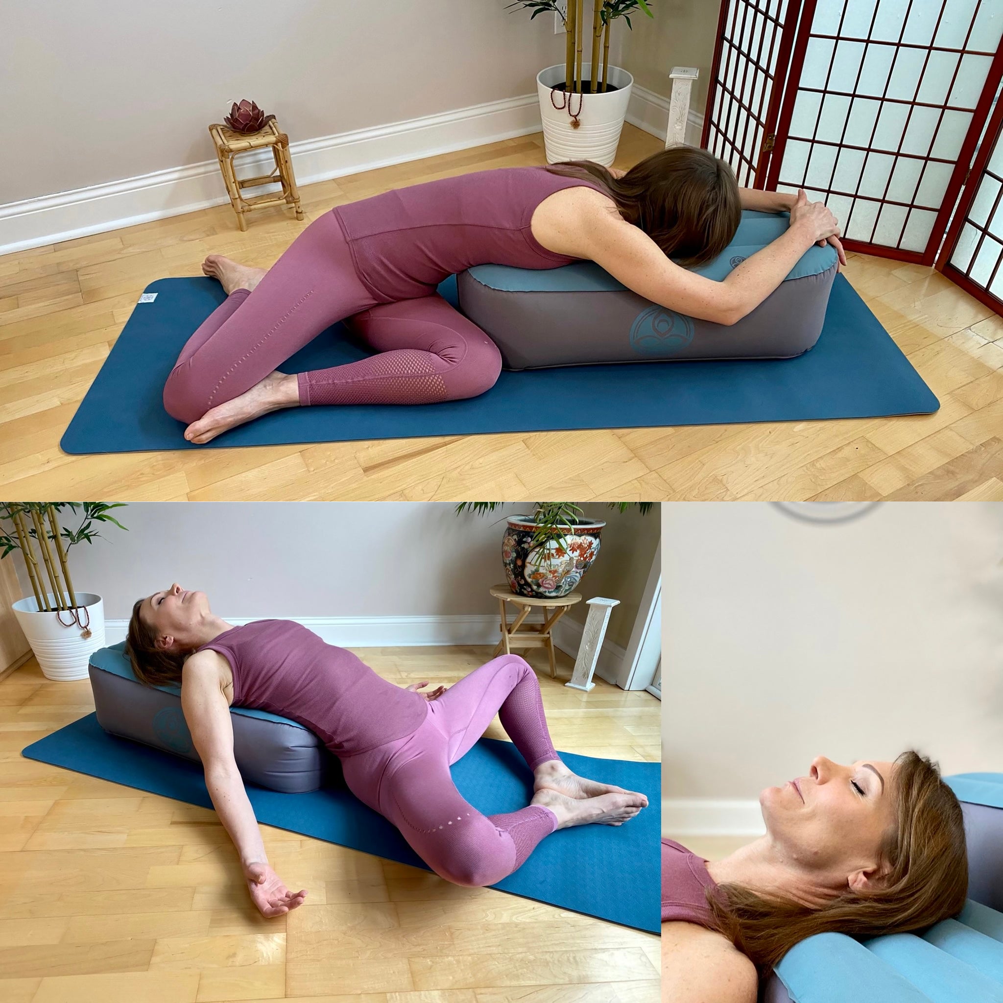 Ensemble de coussin de méditation gonflable Modern Comfort et traversins de  yoga par ZenGo™ Utilisation intérieure et extérieure Cadeau parfait -   France
